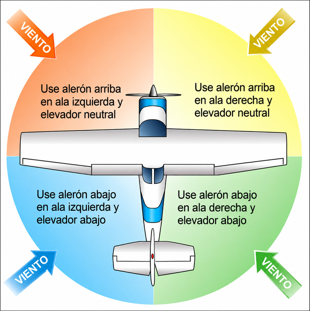 Figura 2-15. Posición de los controles durante el rodaje.
